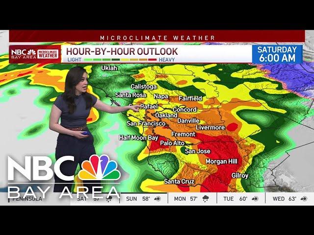 Forecast: Heavy overnight rain with clearing Sunday