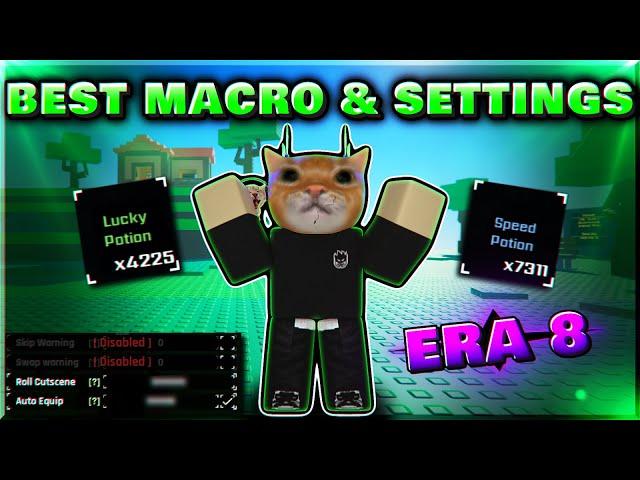 BEST SETTINGS And MACRO To Use IN ERA 8 | Sols RNG