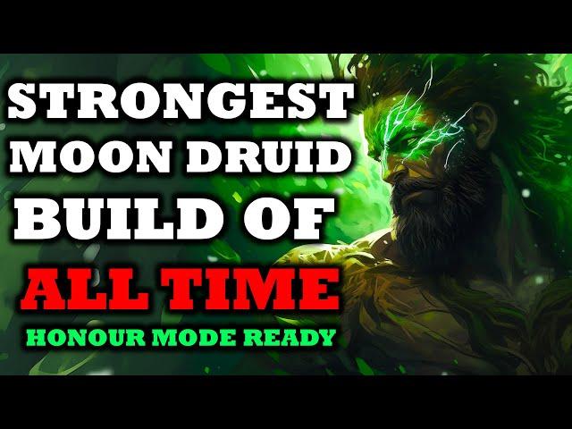 Absolute SAVAGE Moon Druid Build In Baldur's Gate 3 (Honour Mode DESTRUCTION Full Level 1-12 Guide)