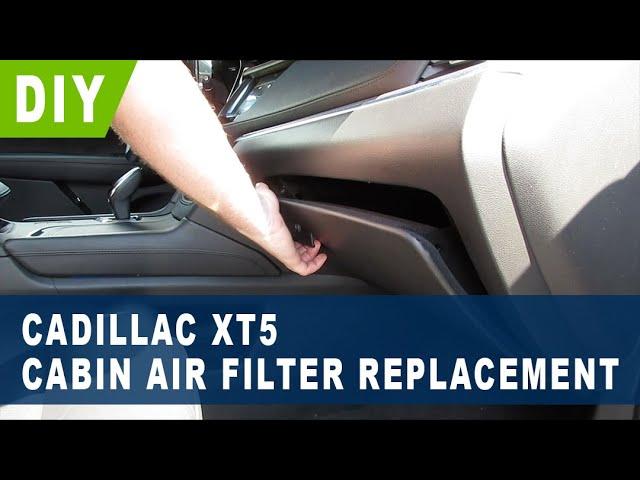Cadillac XT5 Cabin Air Filter Replacement ( 2017 2018 2019 2020 2021 2022 )