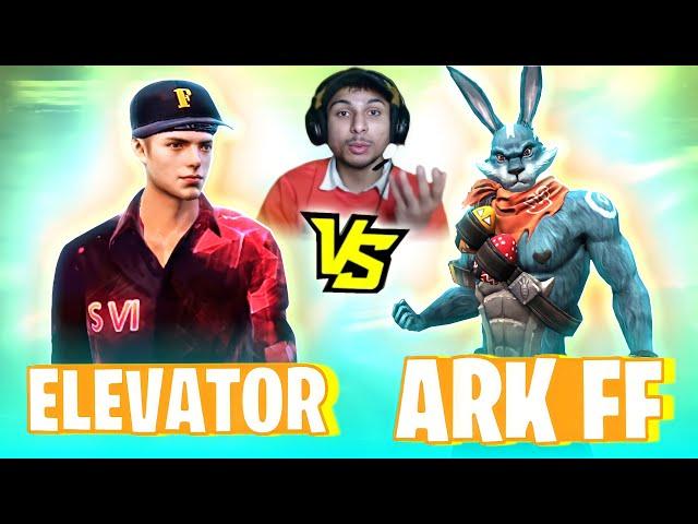 Elevator vs ARK FF  || Two Mobile Player Legends  || Nonstop Gaming