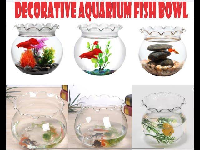  UNIQUE DECORATIVE AQUARIUM FISH TANK GLASS BOWL. #Shorts