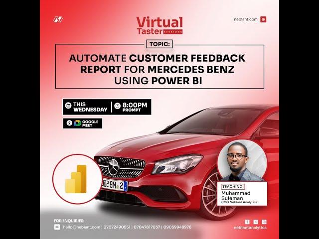 Automate Customer Feedback Report for Mercedes Benz Using Power BI