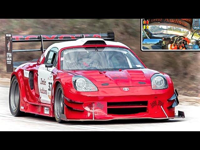 830Hp Toyota MR2 Super GT V6 Turbo || ONBOARD Simola KING OF THE HILL