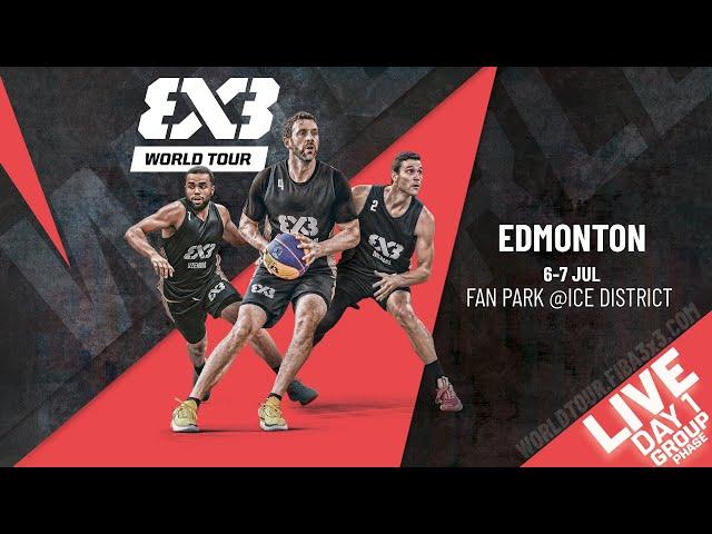 RE-LIVE | FIBA 3x3 World Tour Edmonton 2024 | Group Phase