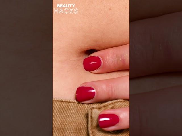 Easy DIY Fake Belly Button Piercing - BEAUTY HACKS #beautyhacks #piercing #piercinghacks