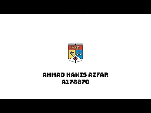 A178870 - AHMAD HANIS AZFAR (WARM UP)