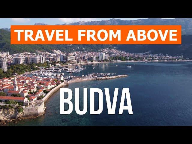 Budva from drone | 4k video | Montenegro, Budva from above