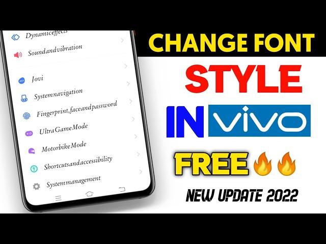 vivo me paid font ko free me kaise apply kare | vivo me free font kaise download kare | Vivo Font