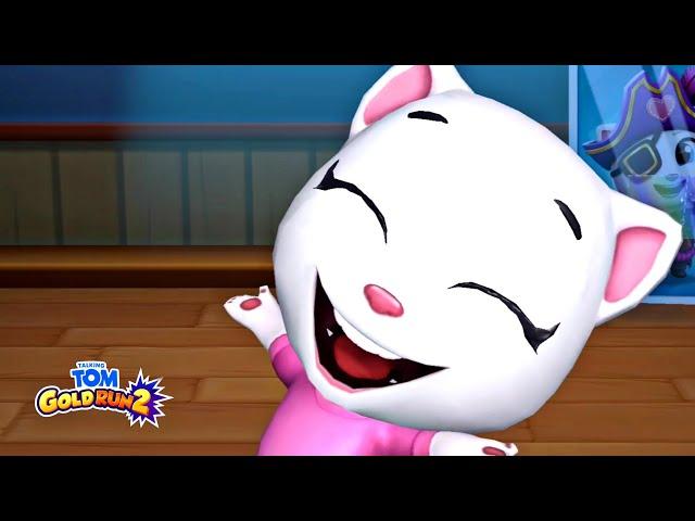 Talking Tom Gold Run 2 - Angela - LILU Gameplay (Android, iOS)