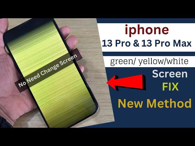 iPhone 13 pro max green Screen Problem fix!iPhone 14 Pro Max green screen after update.2023