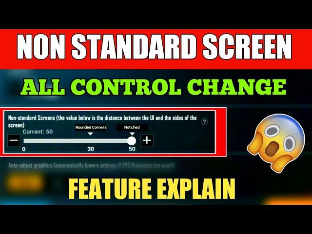 Non Standard Screen Notch Problem Fix Solution | Pubg Mobile 0.19.0 Update
