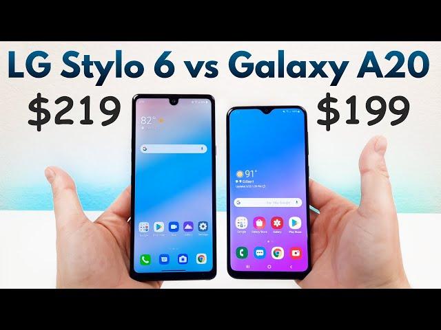 LG Stylo 6 vs Samsung Galaxy A20 - Who Will Win?