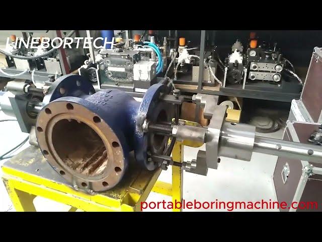 How to Install  Portable Line Boring Machine!