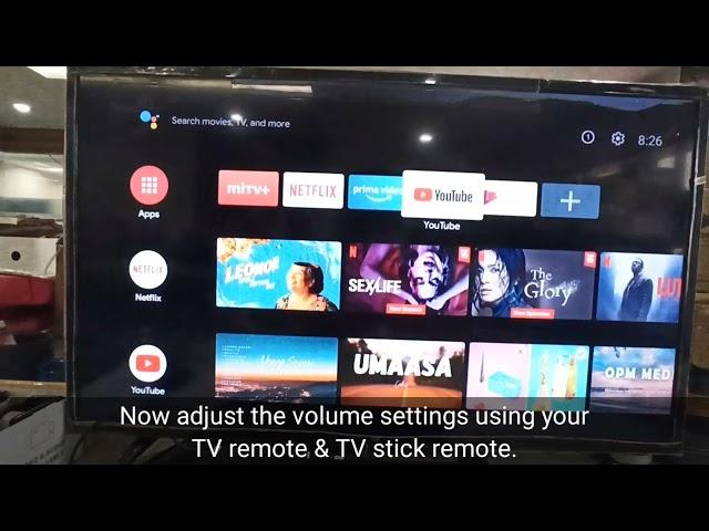 Xiaomi TV Stick 4K - The audio is low even at max volume settings