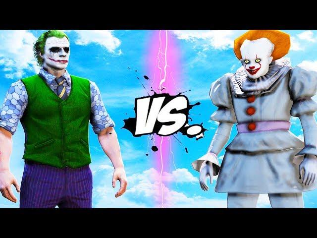 THE JOKER VS PENNYWISE (IT) - EPIC BATTLE