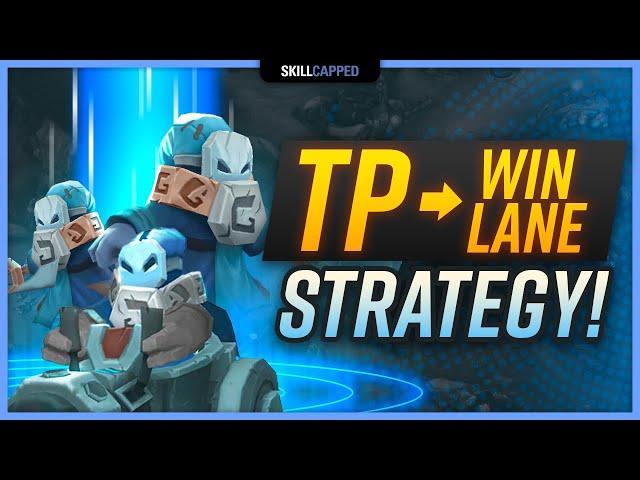 The Wave Control Teleport Strategy that ALWAYS Wins Top Lane! - Skill Capped