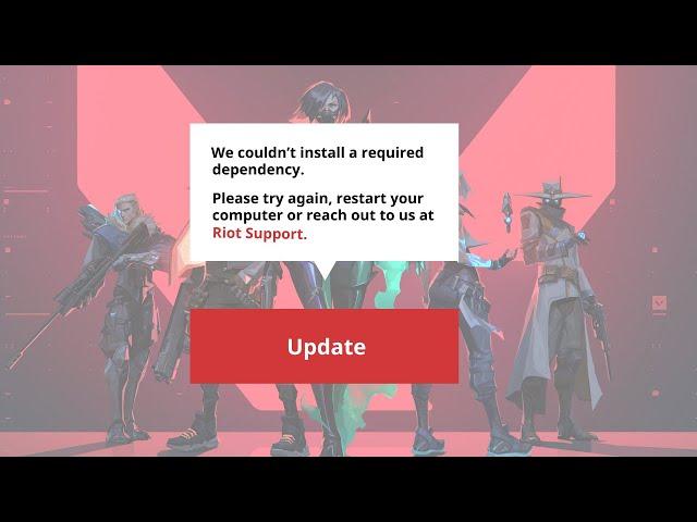 How to fix 'We Couldn't Install Required Dependency' | Valorant Easy Guide