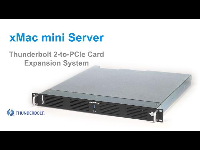 Sonnet xMac mini Server Thunderbolt 2-to-PCIe Card Expansion System Full Product Overview