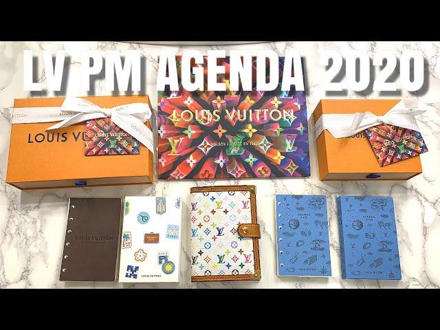 Louis Vuitton PM Agenda 2020 Refill Review & Planner Setup, LV MM Comparison & Insert Evolution