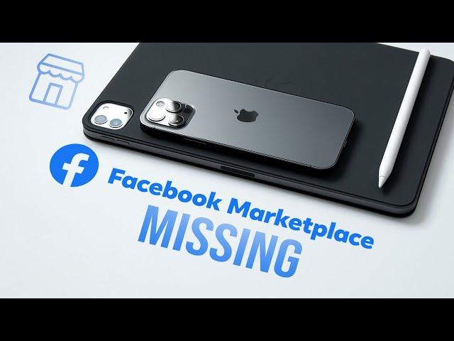 How to Fix Facebook Marketplace Icon Missing (tutorial)