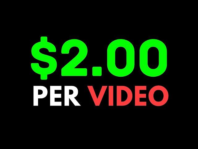 Earn $2.00 PER YOUTUBE VIDEO Watched - Make Money Online