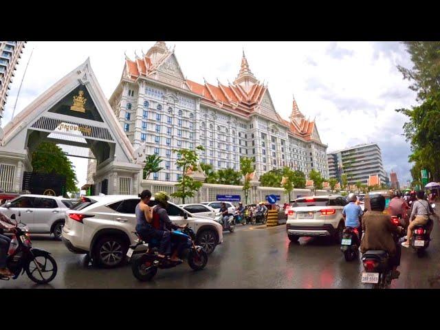 Phnom Penh City Tour - Driving On the Street - Cambodia 2024 [4k]