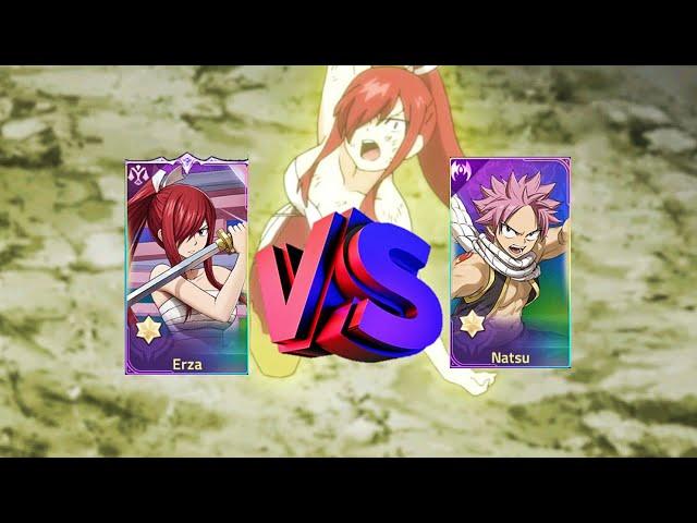 Erza vs Natsu - Who's better? | Mobile Legends: Adventure