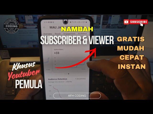 CARA MENAMBAH SUBSCRIBER YOUTUBE GRATIS DAN MUDAH SERTA CEPAT 2024‼️MAU️