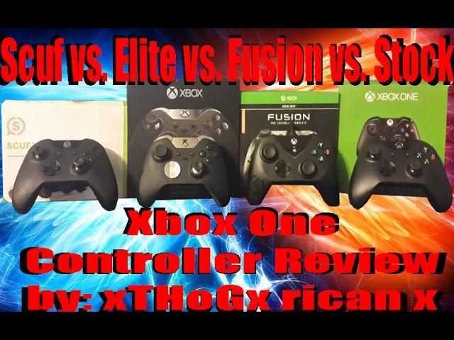 Scuf vs Elite vs Fusion vs Stock Xbox One Controller Review
