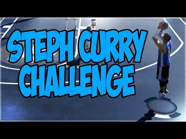 THE STEPH CURRY CHALLENGE!! CRAZY DEEP SHOTS!! NBA 2K16 MYPARK CHALLENGE