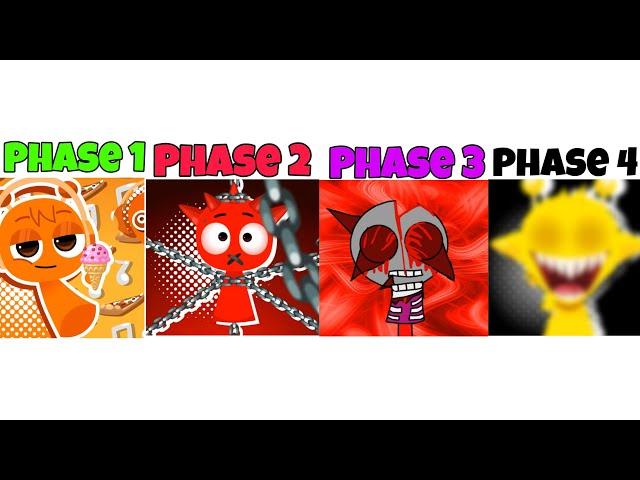 Sprunki animation intro VS Sprunki horror intro VS phase 3 VS phase 4 intro