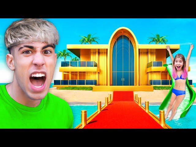 24 HOURS IN GAME MANSION !!