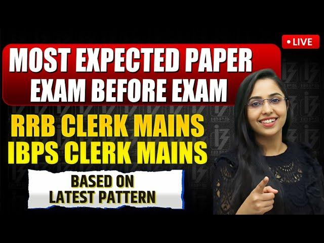 IBPS RRB Clerk Mains 2024 Paper Reasoning | Most Expected Paper RRB CLERK Mains 2024 | Smriti Sethi