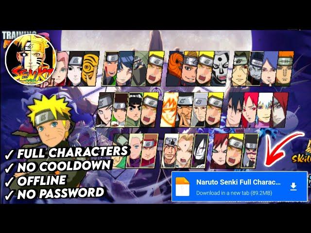 Naruto Senki Mod Apk | Unlock All Characters & No Cooldown