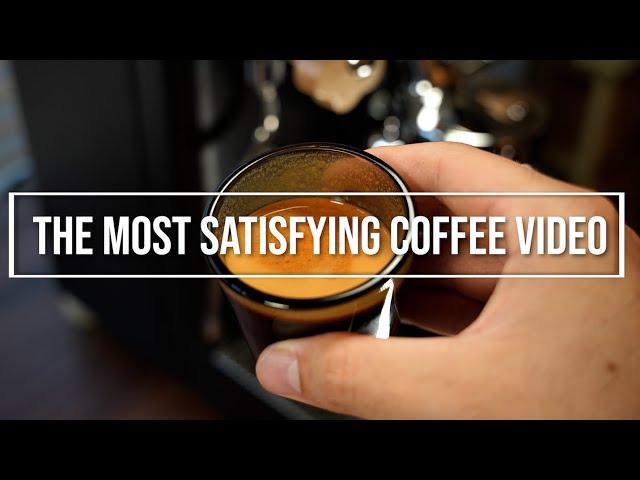 COFFEE ASMR - Satisfying Espresso Workflow