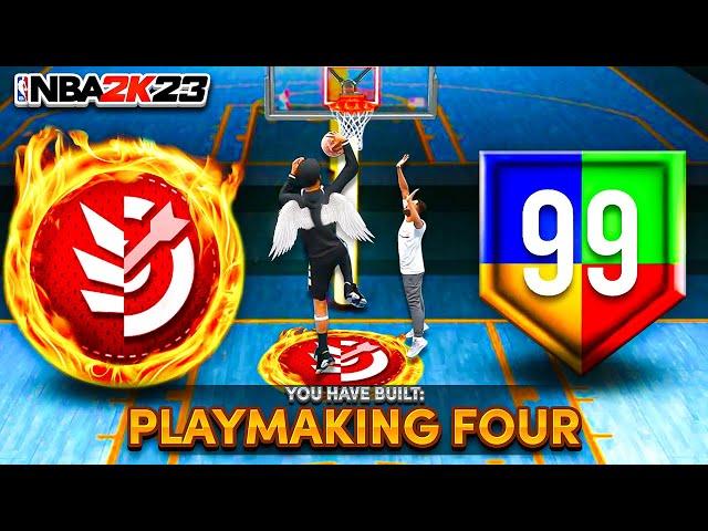 This PLAYMAKING FOUR BUILD is BREAKING The 1V1 COURT in NBA 2K23