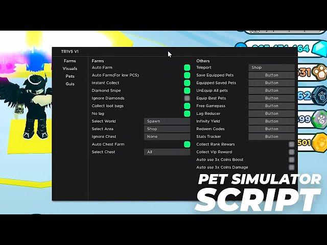 ROBLOX PET SIMULATOR X HARDCORE AUTO FARM  FREE SCRIPT PASTEBIN 2023