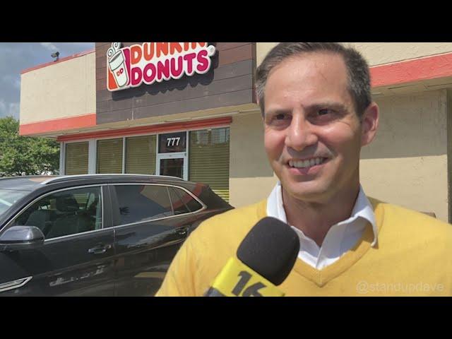 Dunkin Donuts Closes Down - White Guy Indifferent