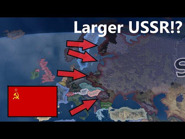 What If The USSR Annexed Its European Neighbors  ? Hoi4 Timelapse