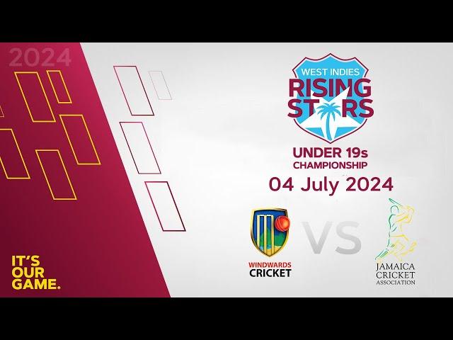  LIVE Windward Islands v Jamaica | CWI Women’s Under 19 20-over Championships 2024