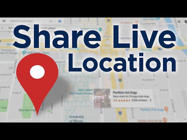 Google Maps - How to Share LIVE Location