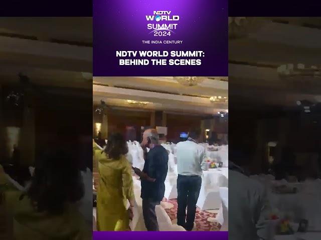 NDTV World Summit 2024: Behind The Scenes