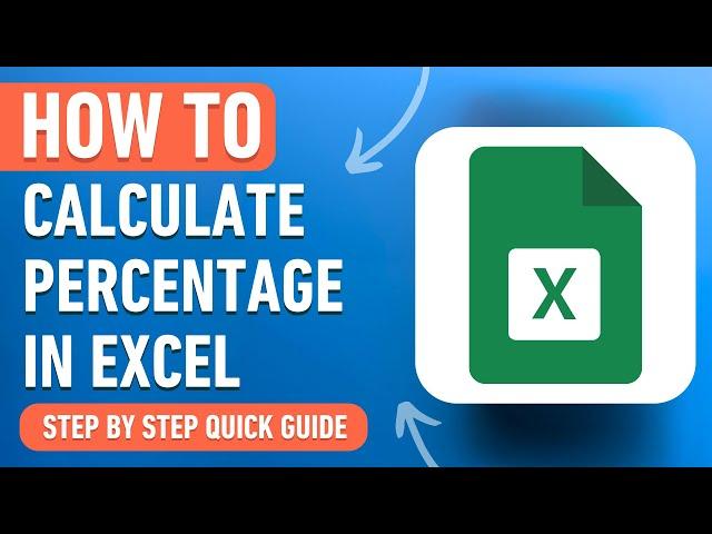 How to Calculate Percentage in Excel (Easy Tutorial)