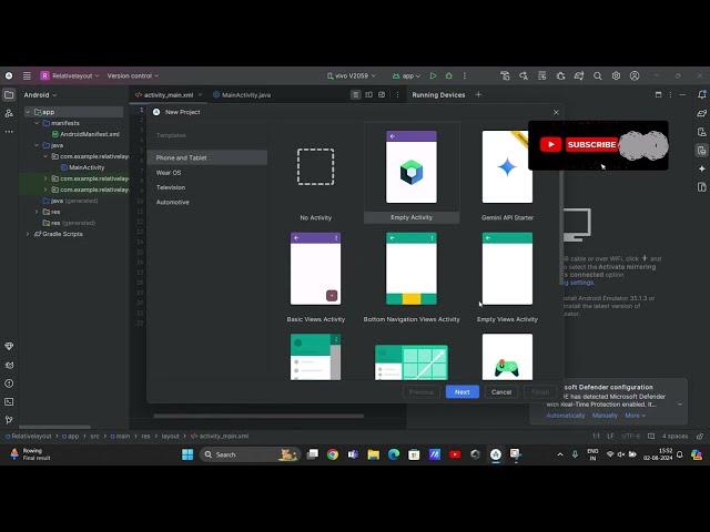 Android Studio Tutorial 01 - How To Make "Hello World" App In Android Studio #android #androidstudio