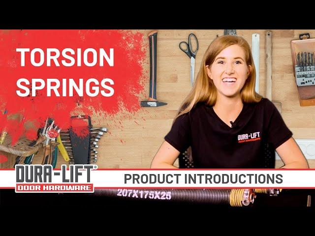 Torsion Garage Door Springs Introduction | DURA-LIFT Door Hardware®