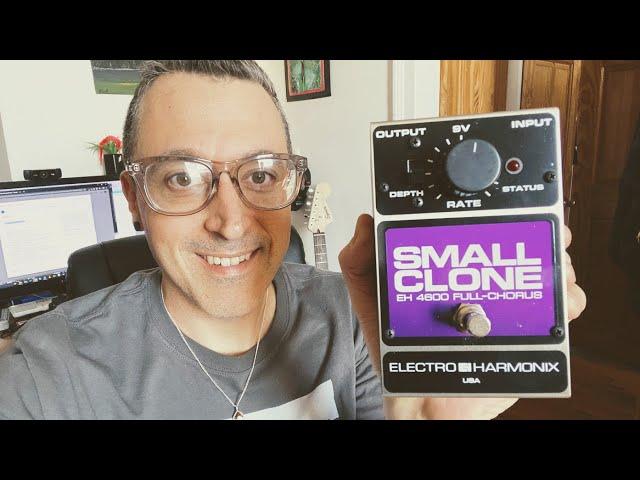 Electro Harmonix Small Clone Chorus Pedal Demo and Review