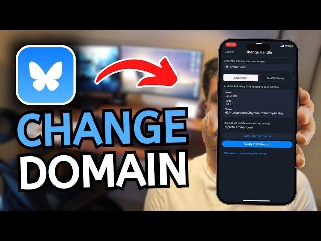 How to Change Domain on Bluesky (2024) - Change Domain Name