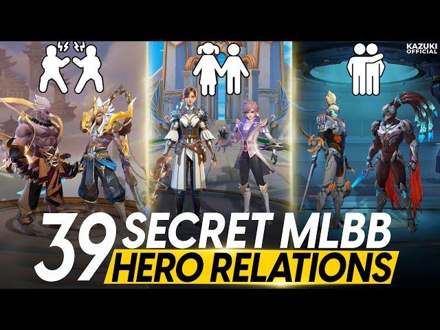 39 SECRET HEROES RELATIONS IN MLBB