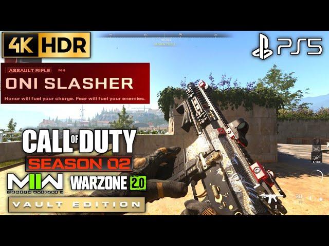 M4 Oni Slasher Skin MW2 | MW2 Oni Slasher Skin| Oni Slasher MW2|M4 Modern Warfare 2 Oni Slasher Skin